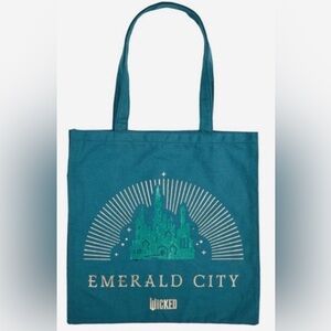 NEW!!! Wicked Authentic “Emerald City” Canvas Tote Bag (Green & Gold)- (NWT)
